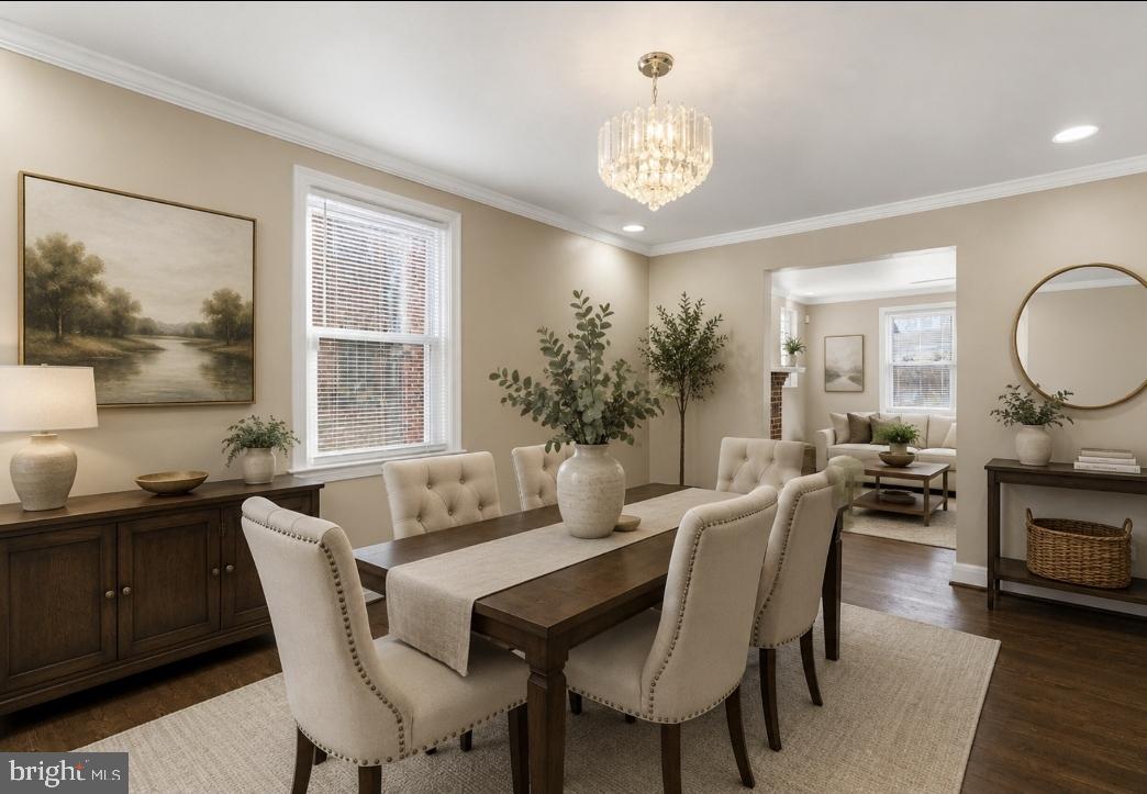 5102 Plymouth Road Baltimore, MD 21214 - Photo 31 of 32 a view of a dining room with furniture window and wooden floor