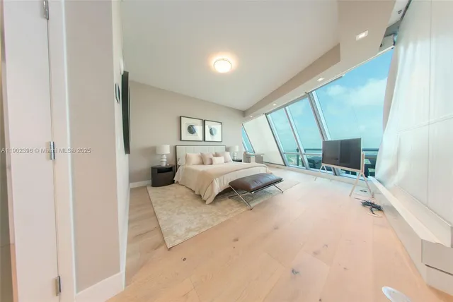 a very nice looking room with a large window