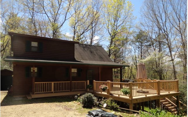 910 Sandy Gap Road Murphy, NC 28906 - Photo 1 of 1 a view of house with backyard and furniture