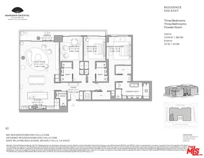 $8,750,000 | 9200 Wilshire Boulevard, Unit 502E, Beverly Hills, CA 90212