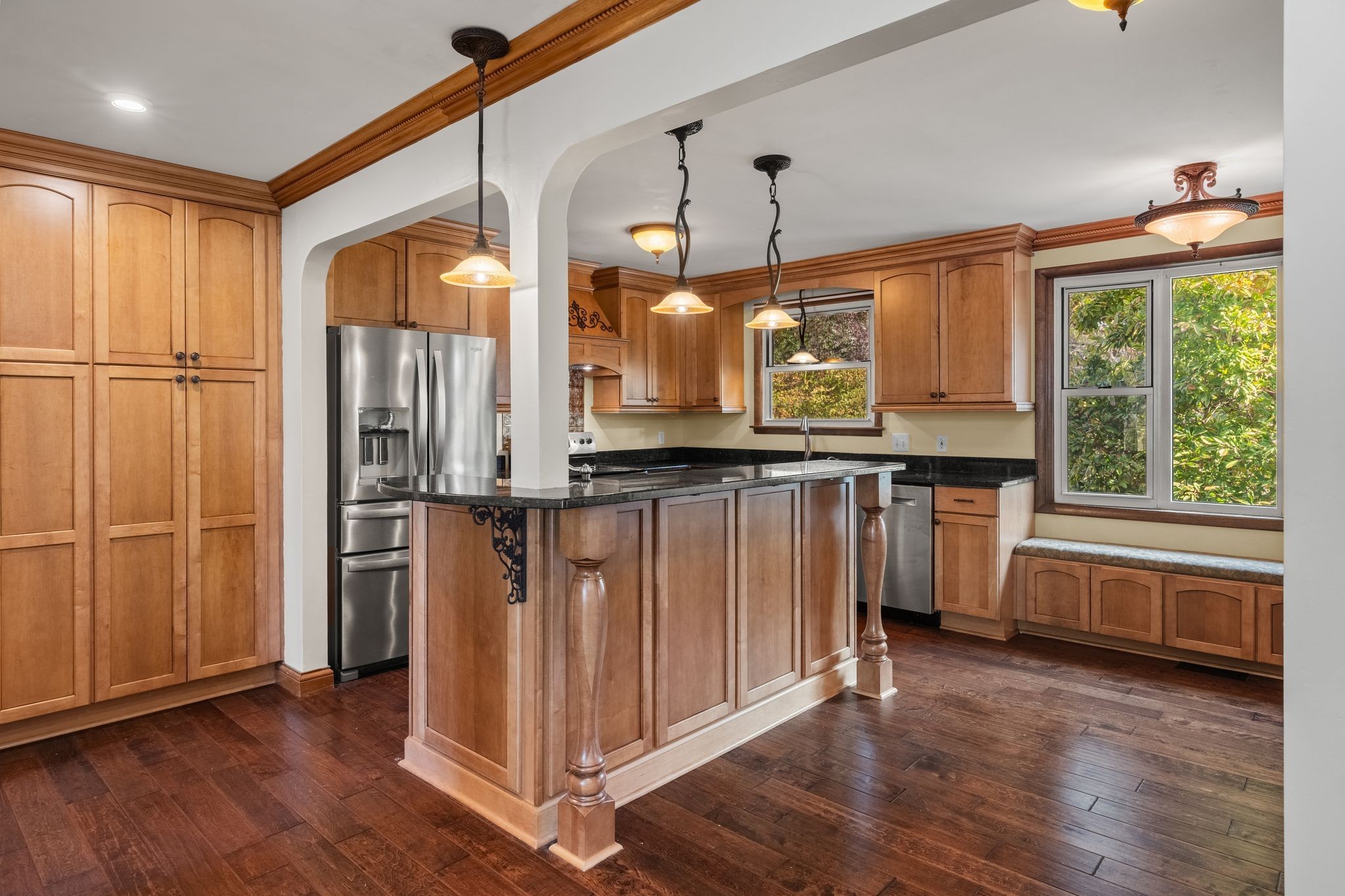 104 Meadowvue Drive Hendersonville, TN 37075 - Photo 13 of 43 a kitchen with stainless steel appliances granite countertop a refrigerator a sink and a stove