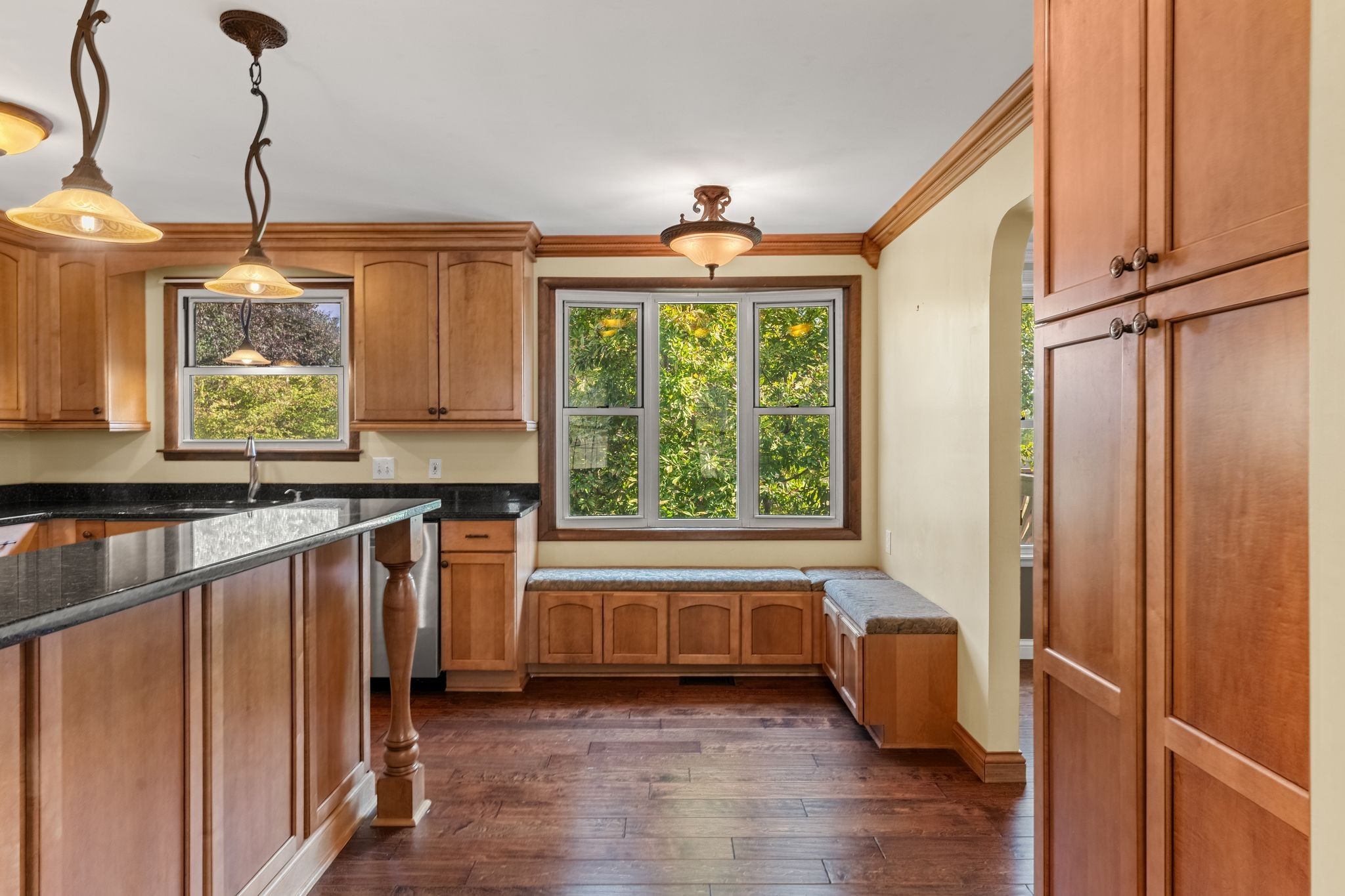 104 Meadowvue Drive Hendersonville, TN 37075 - Photo 16 of 43 a view of a kitchen with a window and wooden floor