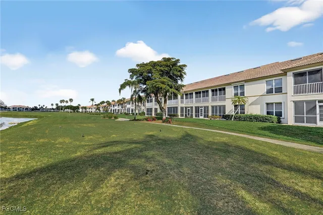 a view of building with outdoor space