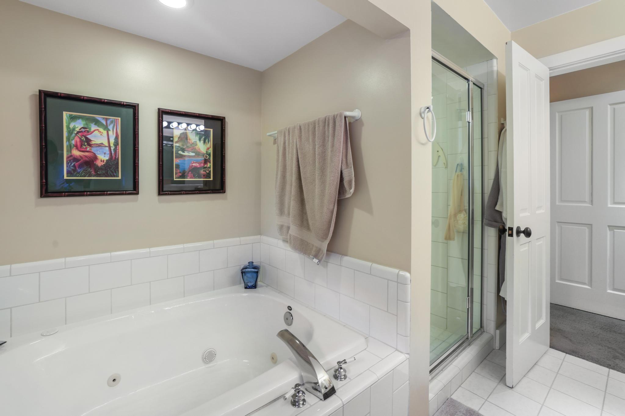236 Elkhorn Road Sun Valley, ID 83353 - Photo 26 of 34 Primary ensuite bathroom, jacuzzi tub