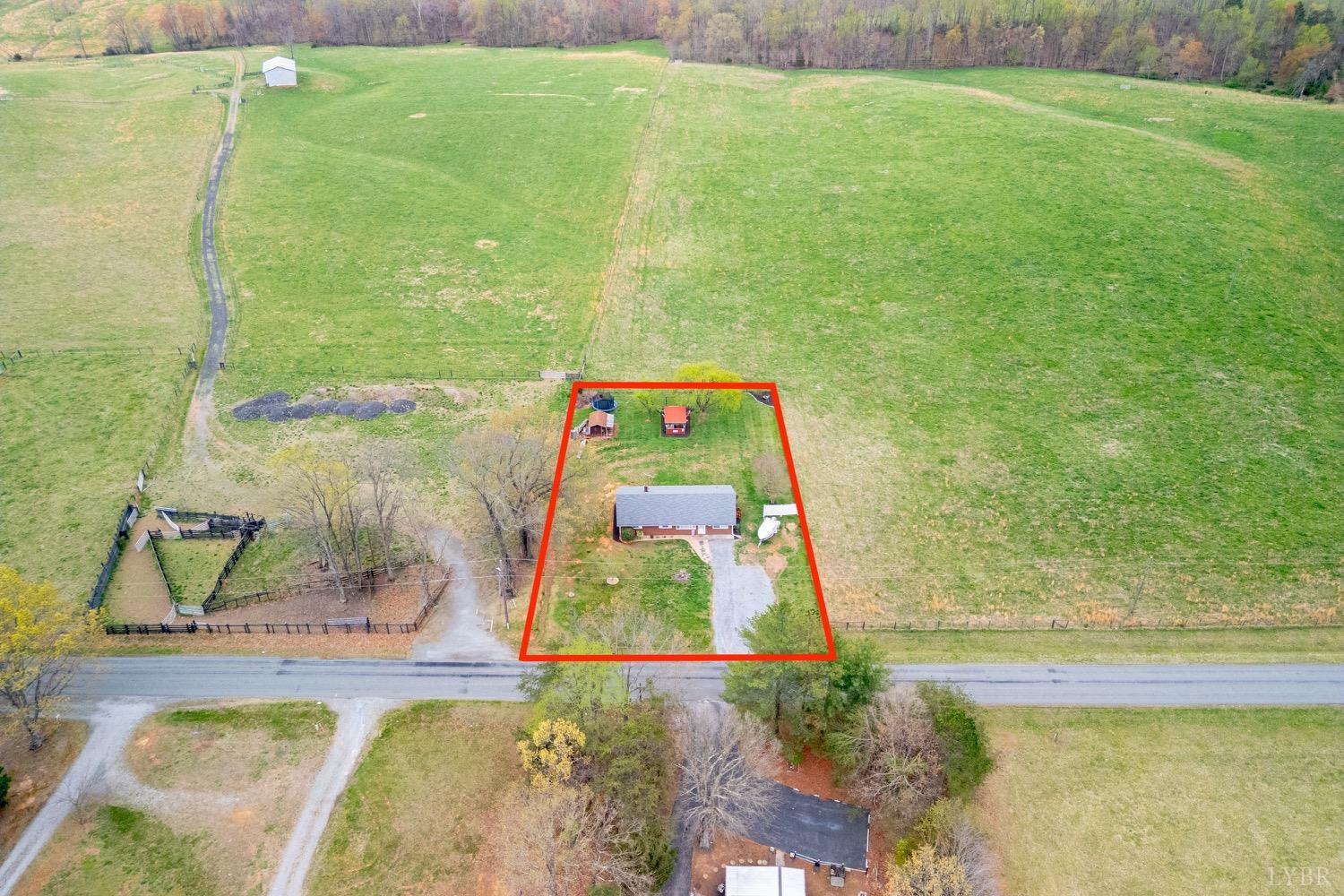 4100 Roark Mill Road Hurt, VA 24563 - Photo 35 of 42 a view of swimming pool with a yard