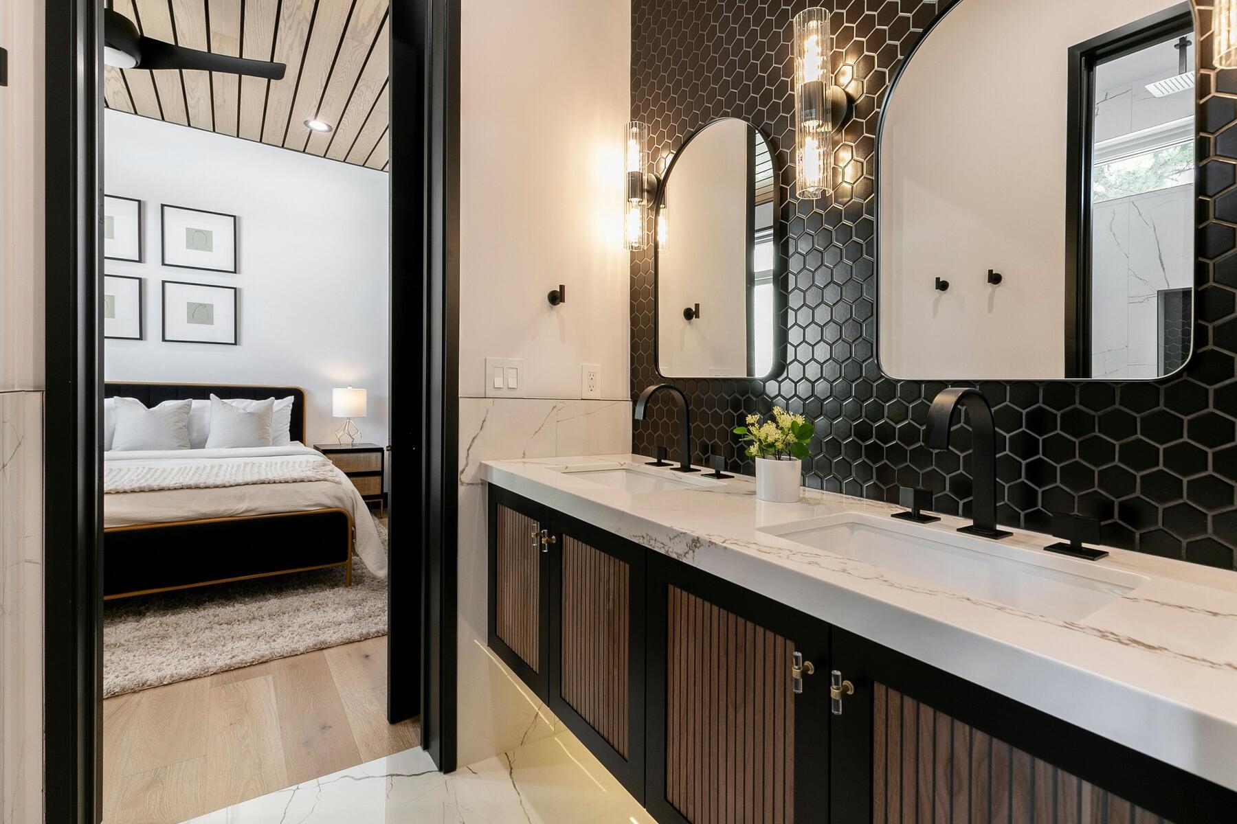 11687 Henness Road Truckee, CA 96161 - Photo 16 of 21 a en suite bathroom with a sink and a mirror