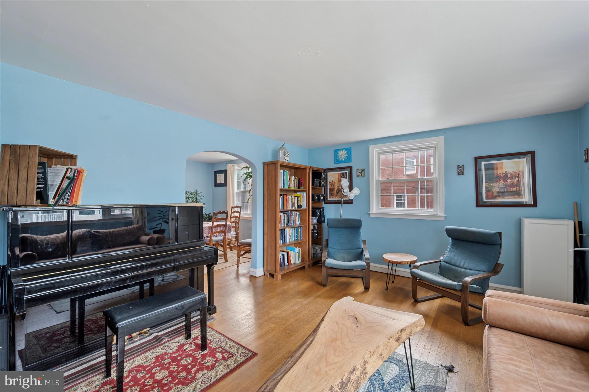 856 North Providence Road Media, PA 19063 - Photo 6 of 25 a living room with furniture and a wooden floor