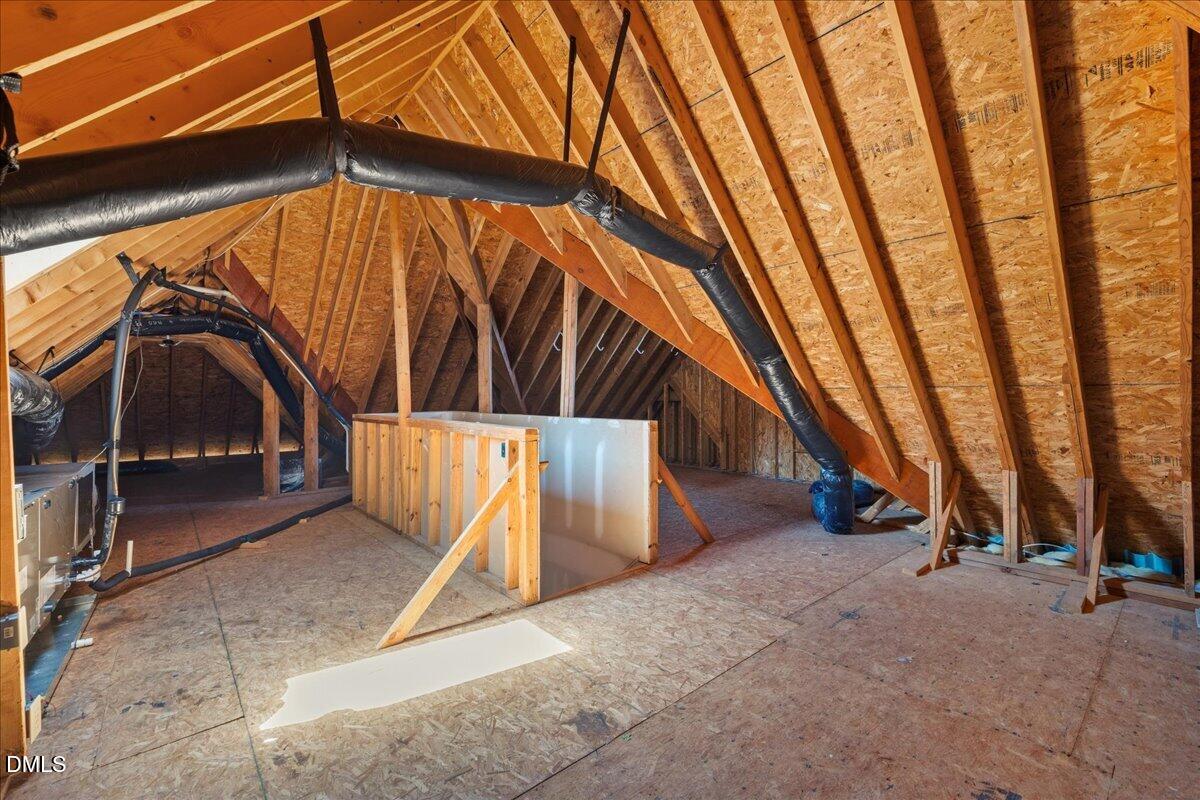 7324 Sparhawk Road Wake Forest, NC 27587 - Photo 59 of 74 Unfinished attic