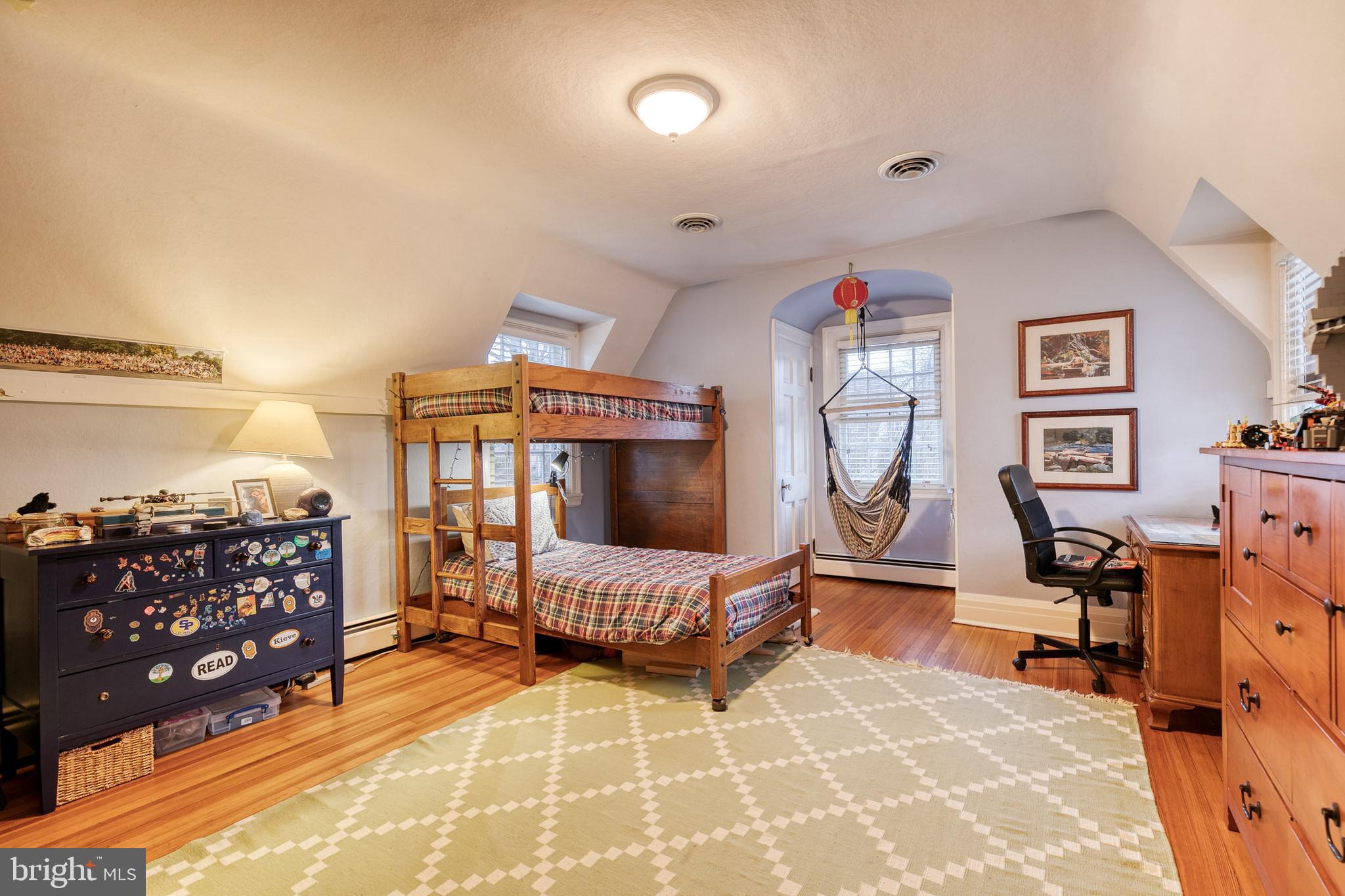 316 Broxton Road Baltimore, MD 21212 - Photo 36 of 53 Bedroom #2: spacious & interesting roof lines.