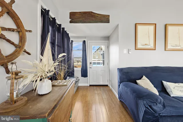 a view of a living room and a couch