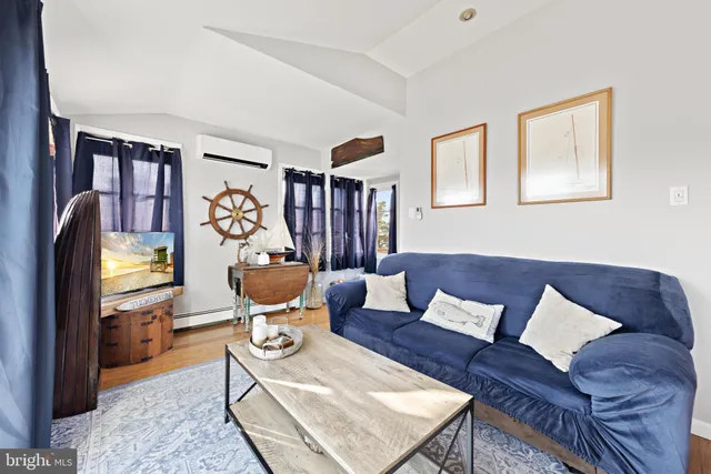 a very nice looking room with a large window