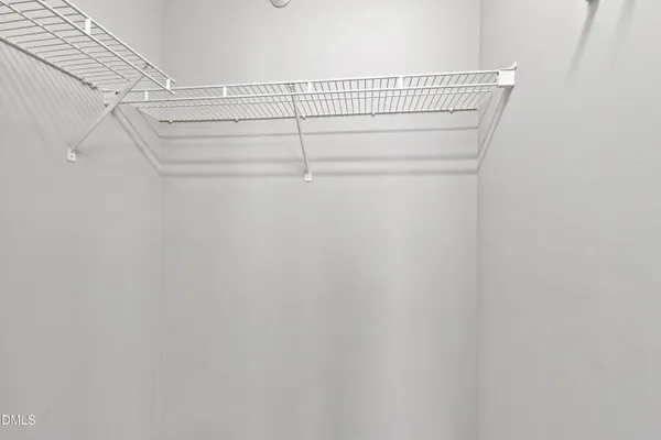 a close up view of racks on the wall