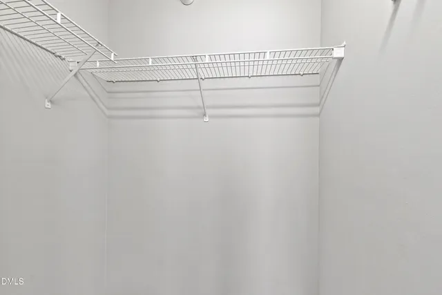 a close up view of racks on the wall