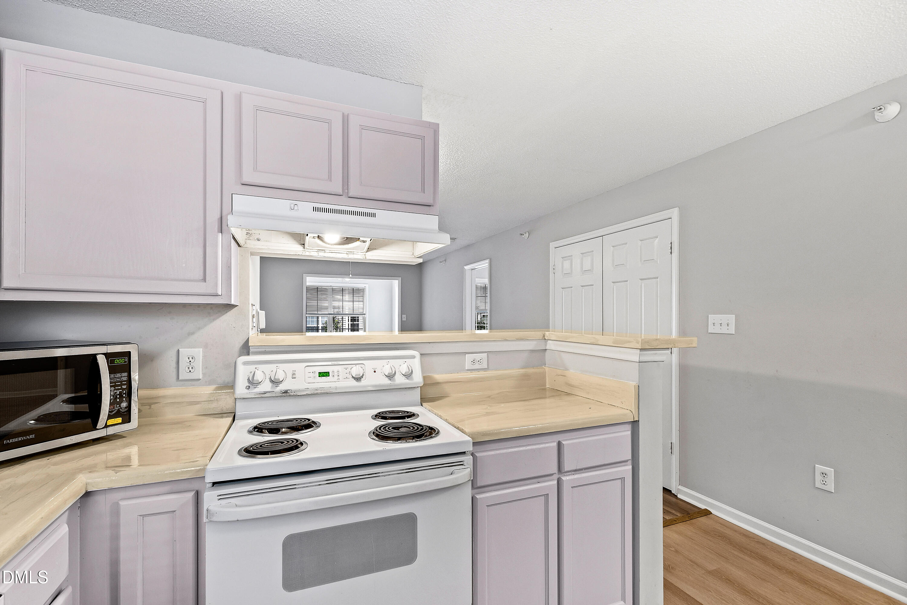 2100 Wolf Tech Lane, Unit 204 Raleigh, NC 27603 - Photo 8 of 40 a kitchen with a stove and a microwave