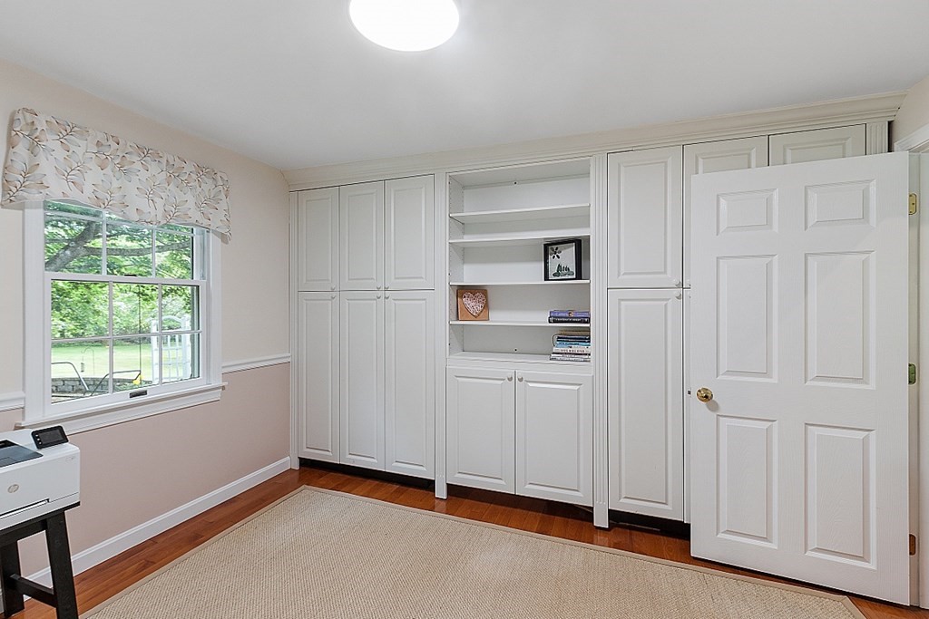 113 Green Road Bolton, MA 01740 - Photo 13 of 41 a view of kitchen with wooden floor electronic appliances and window