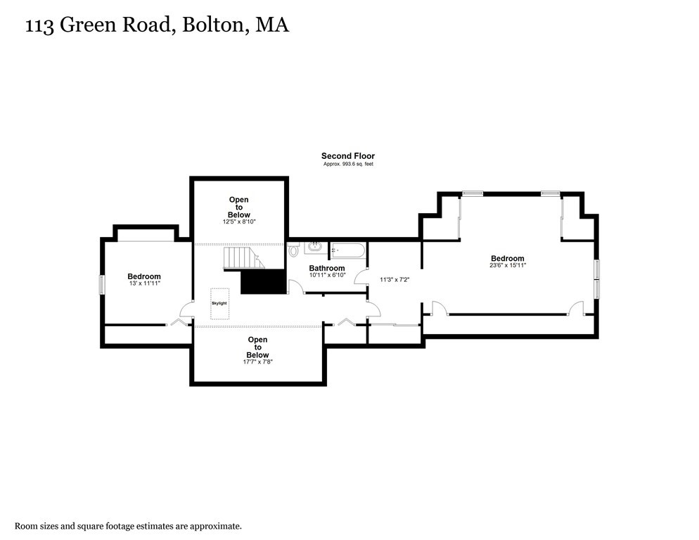 113 Green Road Bolton, MA 01740 - Photo 40 of 41 a picture of a floor plan