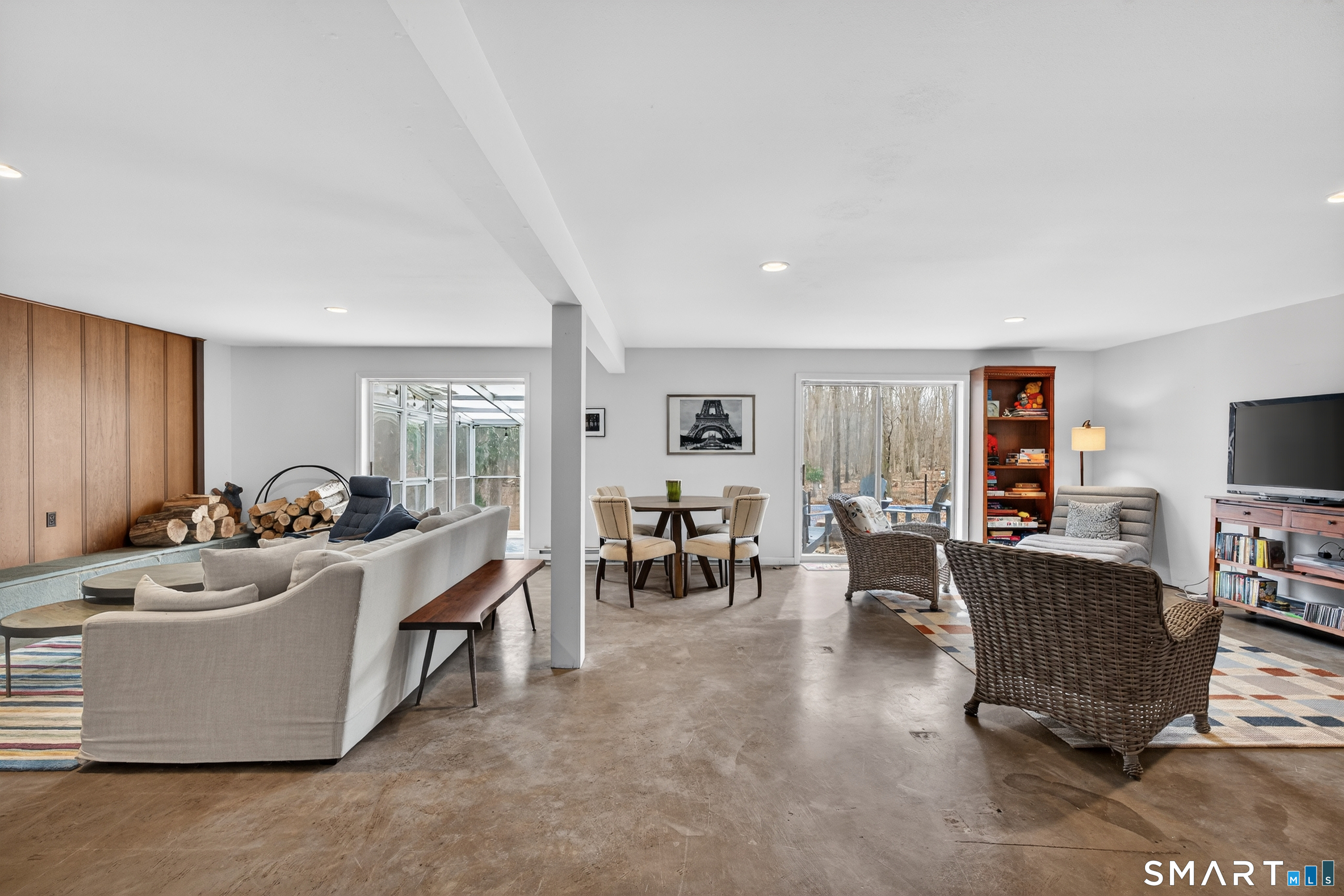 230 Six Rod Highway Hamden, CT 06518 - Photo 29 of 38 a living room with furniture and a flat screen tv