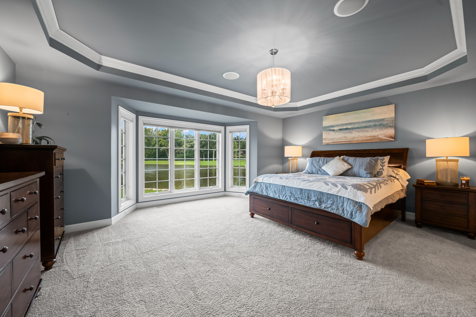35 Riderwood Road North Barrington, IL 60010 - Photo 18 of 59 a spacious bedroom with a bed and a window