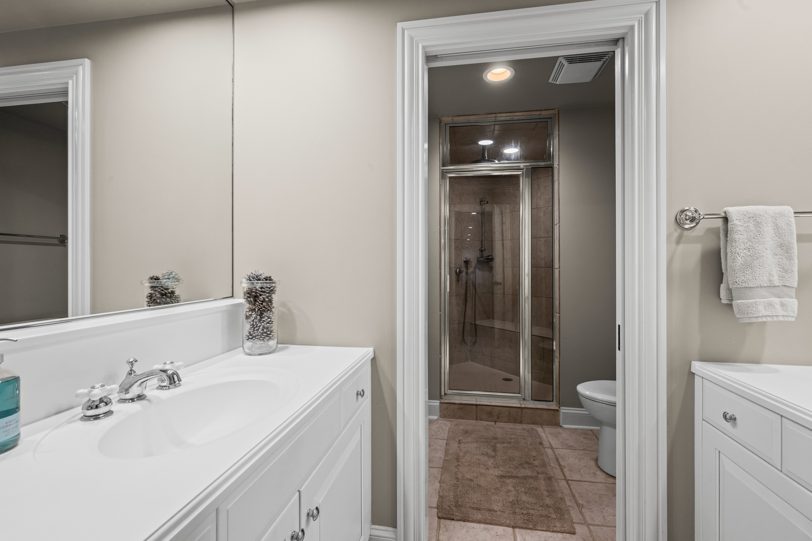35 Riderwood Road North Barrington, IL 60010 - Photo 33 of 59 a bathroom with a sink and a mirror