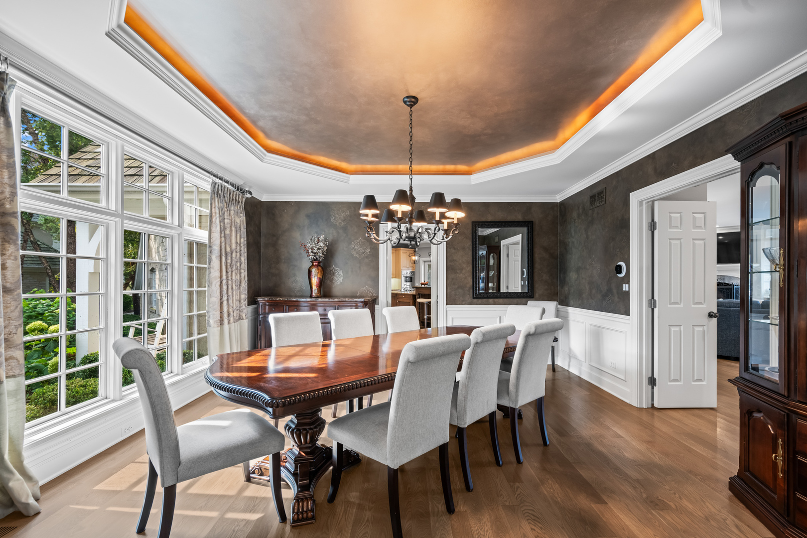 35 Riderwood Road North Barrington, IL 60010 - Photo 4 of 59 a view of a dining room with furniture window and wooden floor
