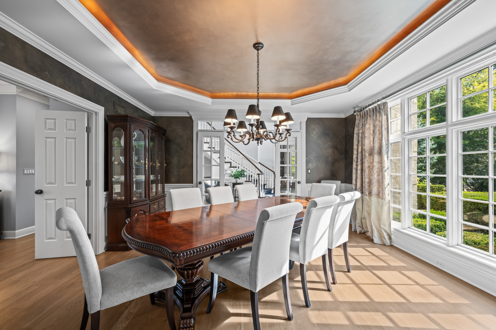 35 Riderwood Road North Barrington, IL 60010 - Photo 5 of 59 a view of a dining room with furniture window and wooden floor