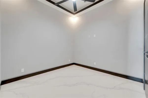 a bathroom with a double vanity sink and mirror