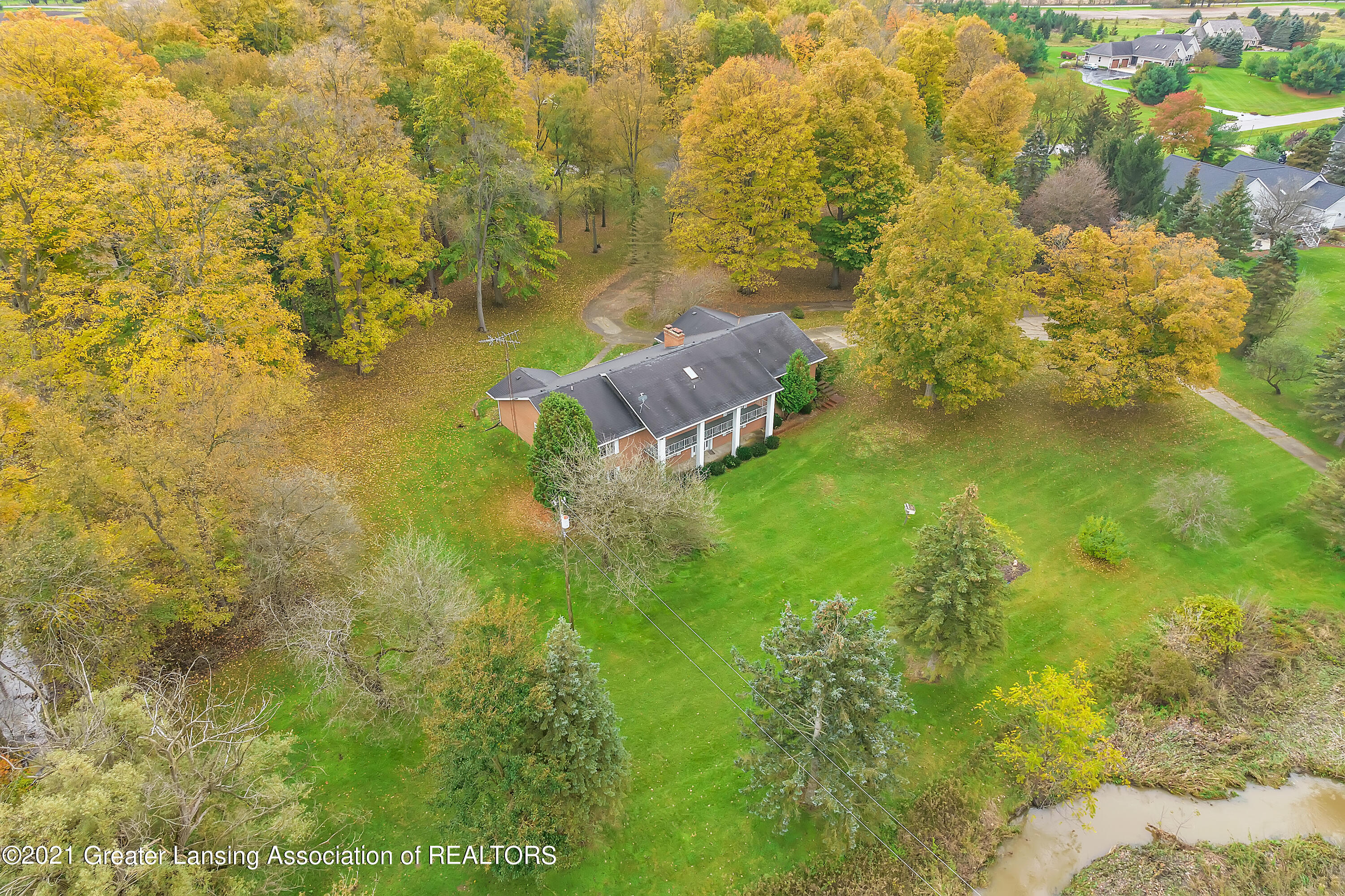 145 Three Oaks Road Okemos, MI 48864 - Photo 56 of 58 Aerial View