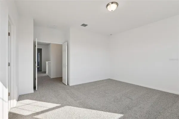 a view of a room with closet