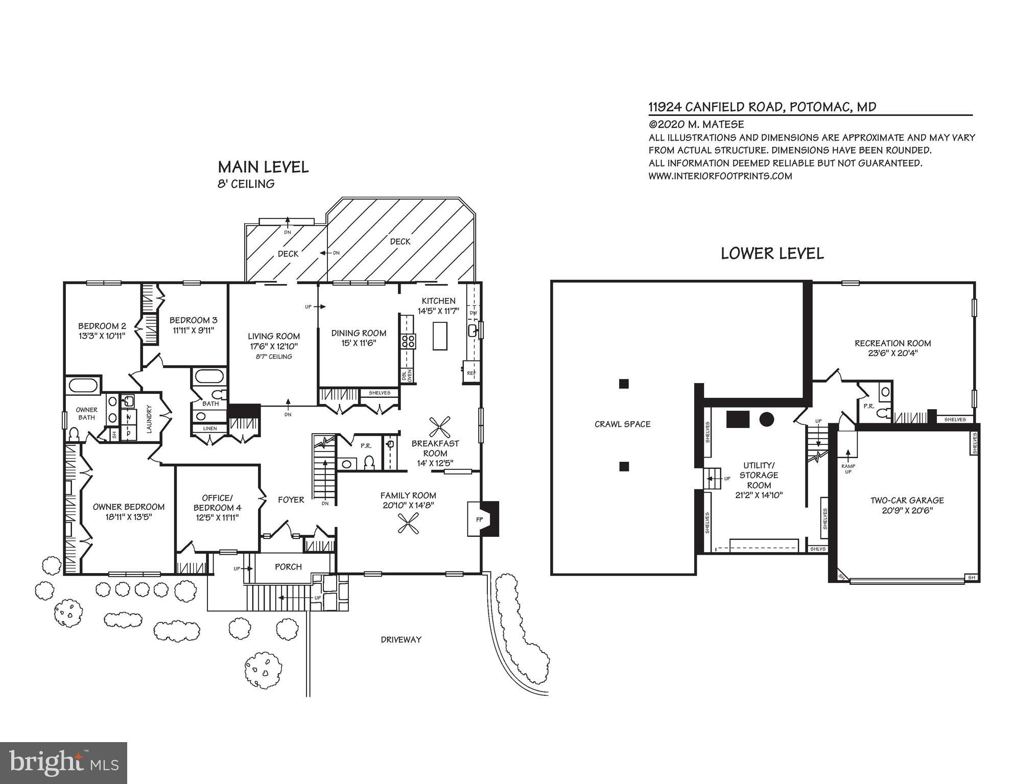 11924 Canfield Road Potomac, MD 20854 - Photo 31 of 31 Floor Plan