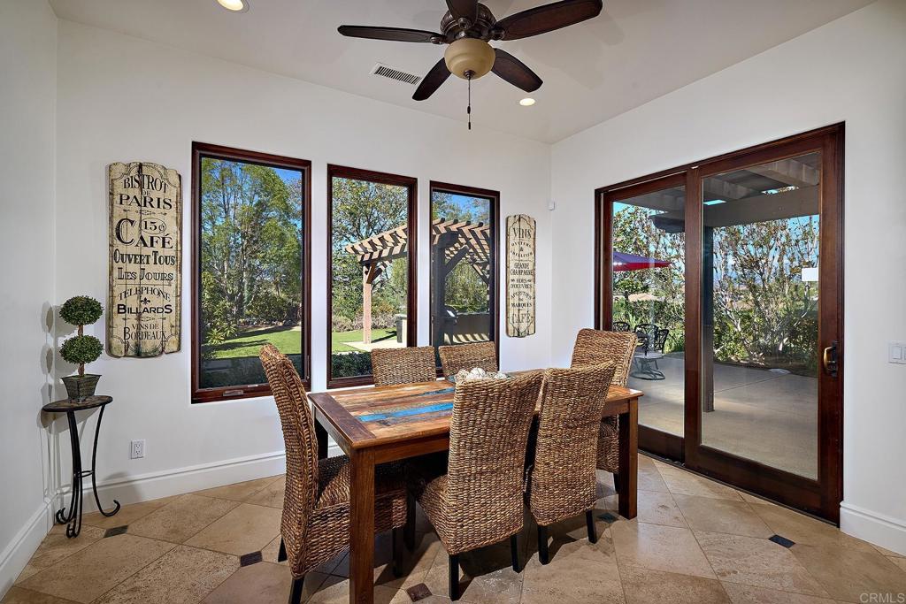 4216 Bridlewood Road Fallbrook, CA 92028 - Photo 30 of 71 a dining room with furniture window and outside view
