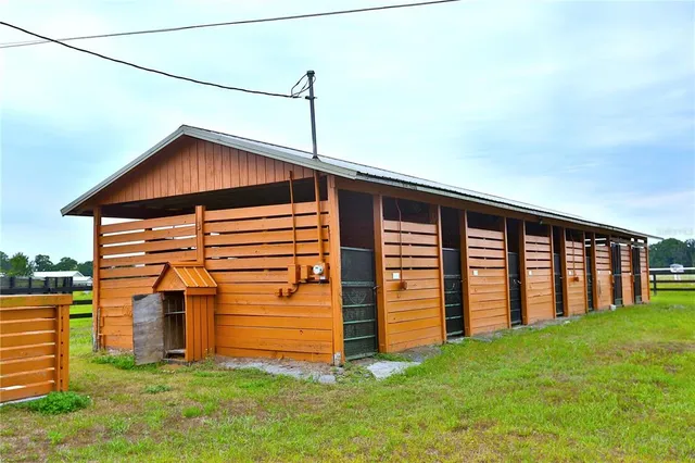 a view of a terrace with a yard