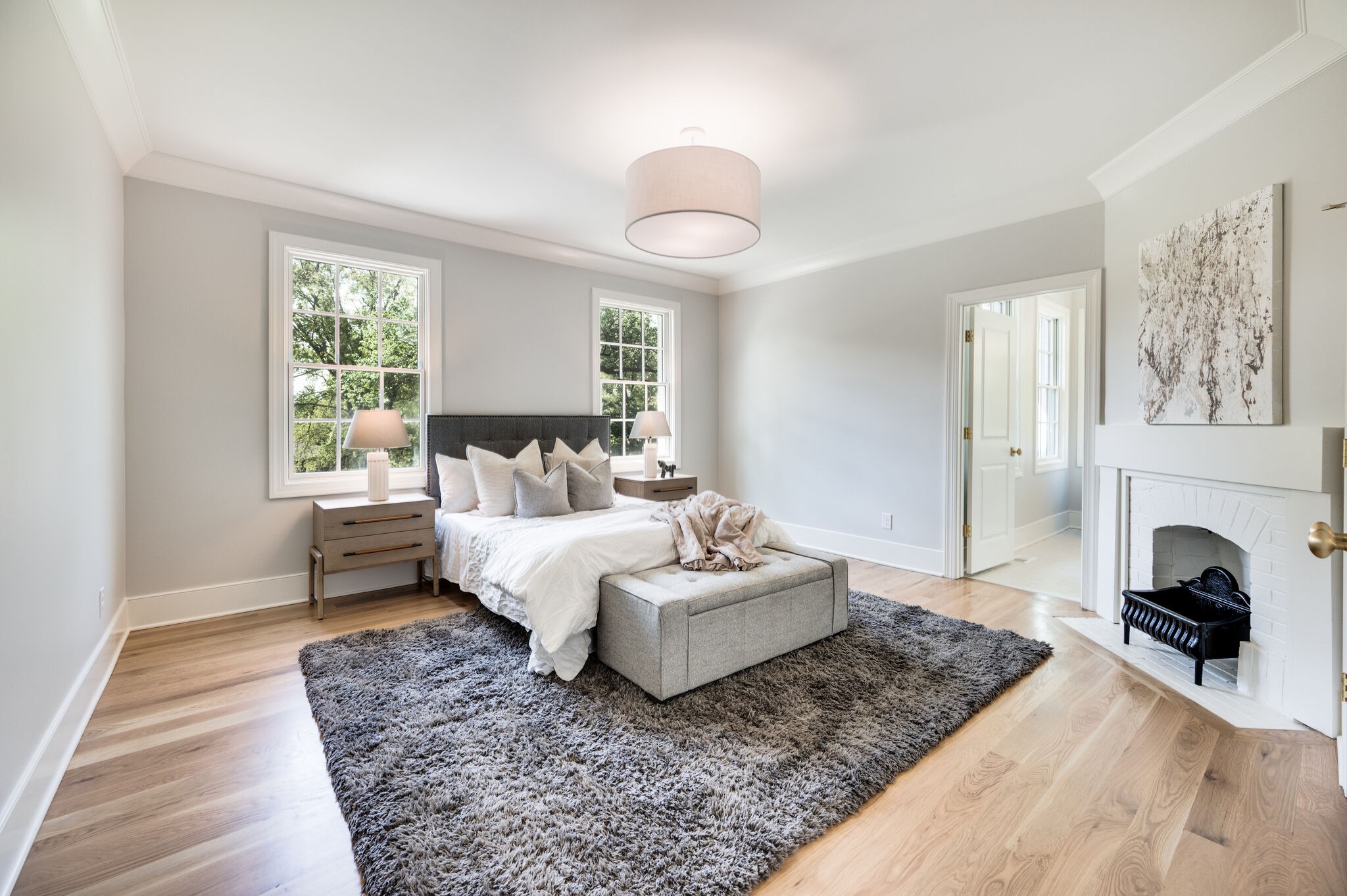 1818 Cedar Lane Nashville, TN 37212 - Photo 43 of 70 a living room with furniture and a fireplace
