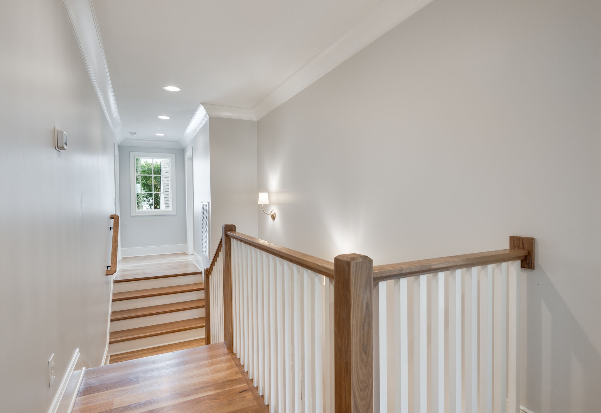 1818 Cedar Lane Nashville, TN 37212 - Photo 48 of 70 a view of a hallway with stairs and a window