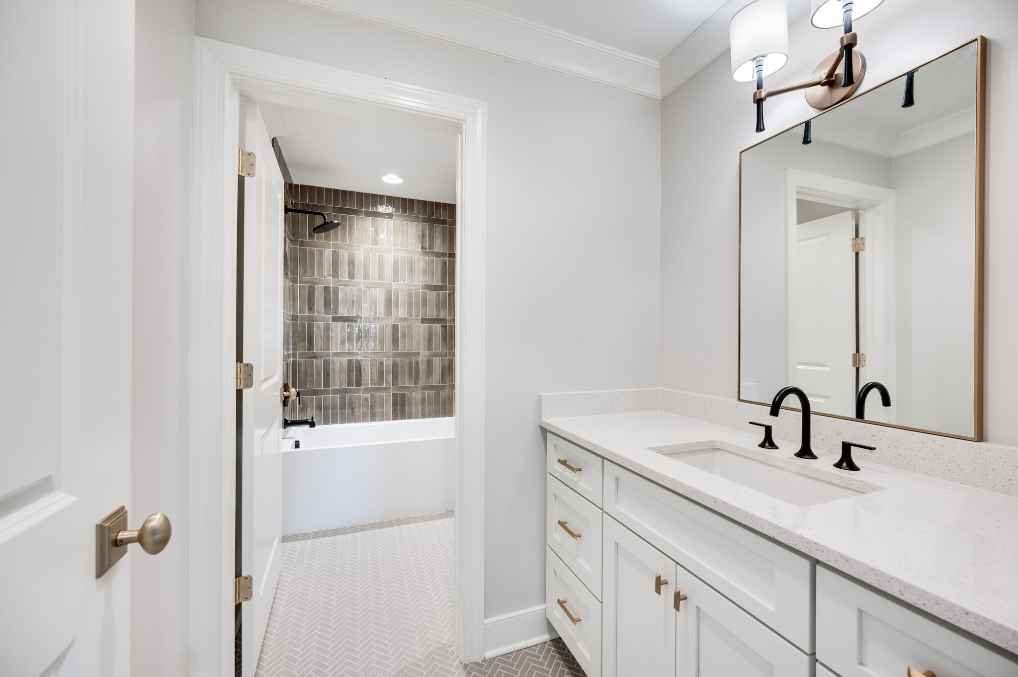 1818 Cedar Lane Nashville, TN 37212 - Photo 51 of 70 a bathroom with a sink and a mirror