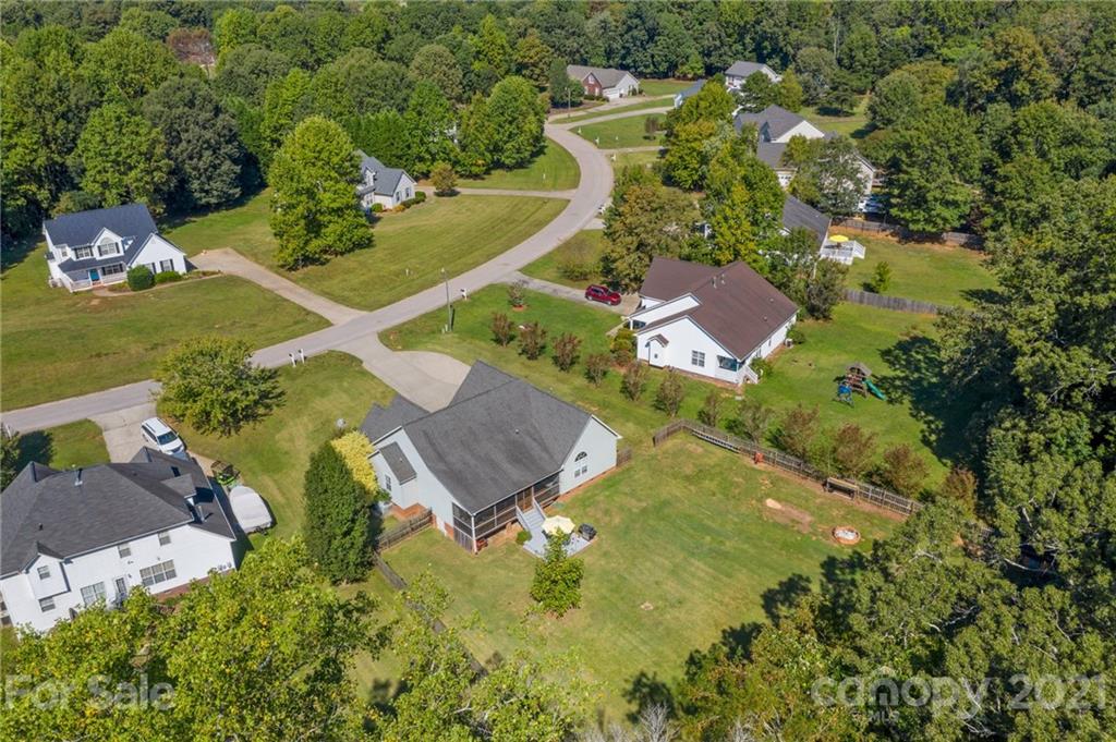 638 Maple Ridge Circle Salisbury, NC 28147 - Photo 41 of 48 an aerial view of residential house with outdoor space
