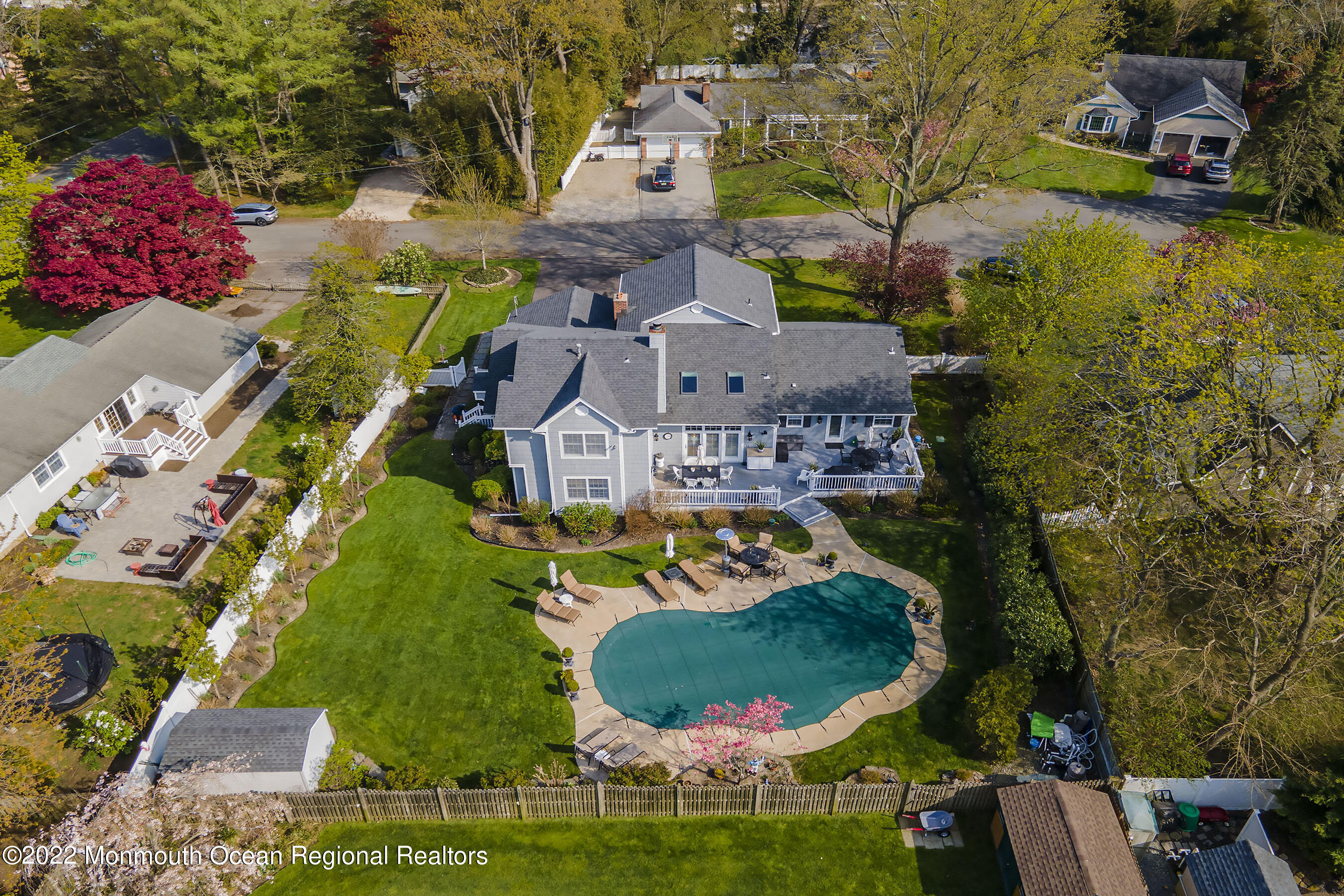 823 Post Road Brielle, NJ 08730 - Photo 38 of 50 RearAerial1
