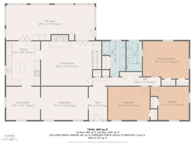 $339,000 | 516 Bramblewood Drive, Mount Carmel, TN 37645