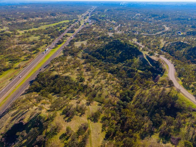 a view of city and mountain
