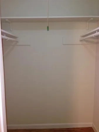 a view of a closet
