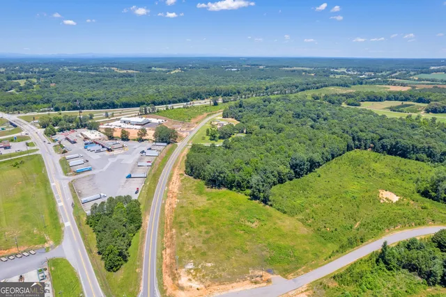 a view of a city from a balcony