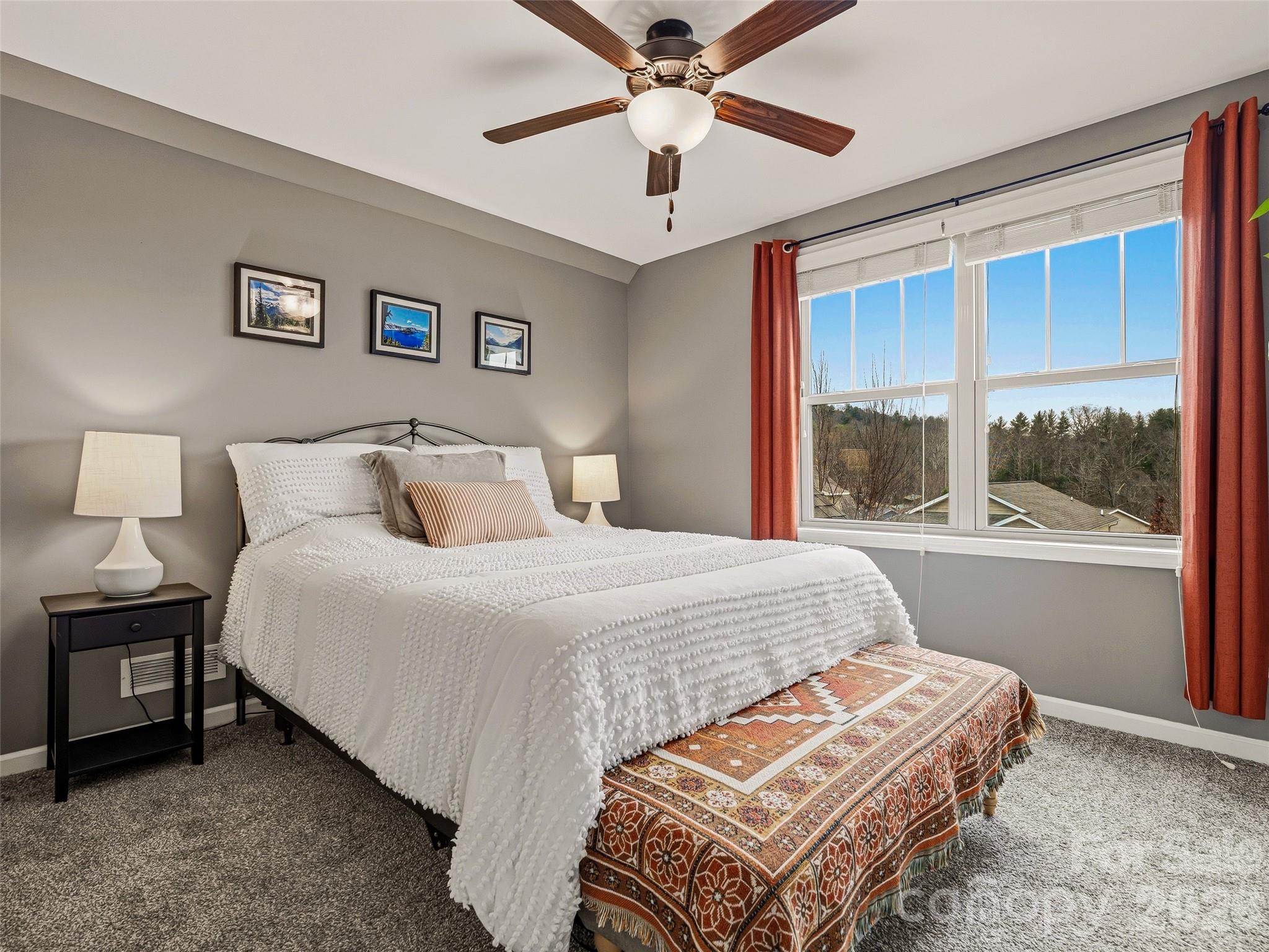 21 Yarrow Meadow Road Weaverville, NC 28787 - Photo 20 of 38 a bedroom with a bed and a window