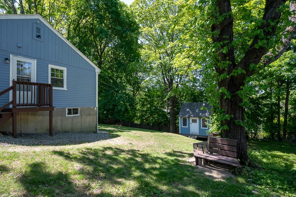 10 Maplewood Road Worcester, MA 01602 - Photo 6 of 24 a backyard of a house with lots of green space