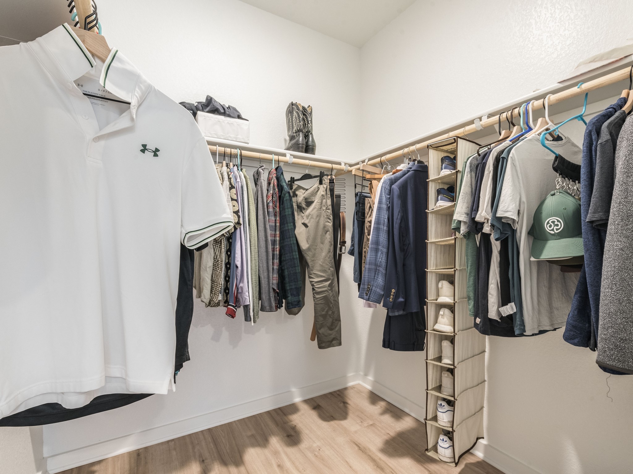 2132 Centerline Lane Georgetown, TX 78628 - Photo 15 of 30 Walk in closet #2three sides rods and shelving