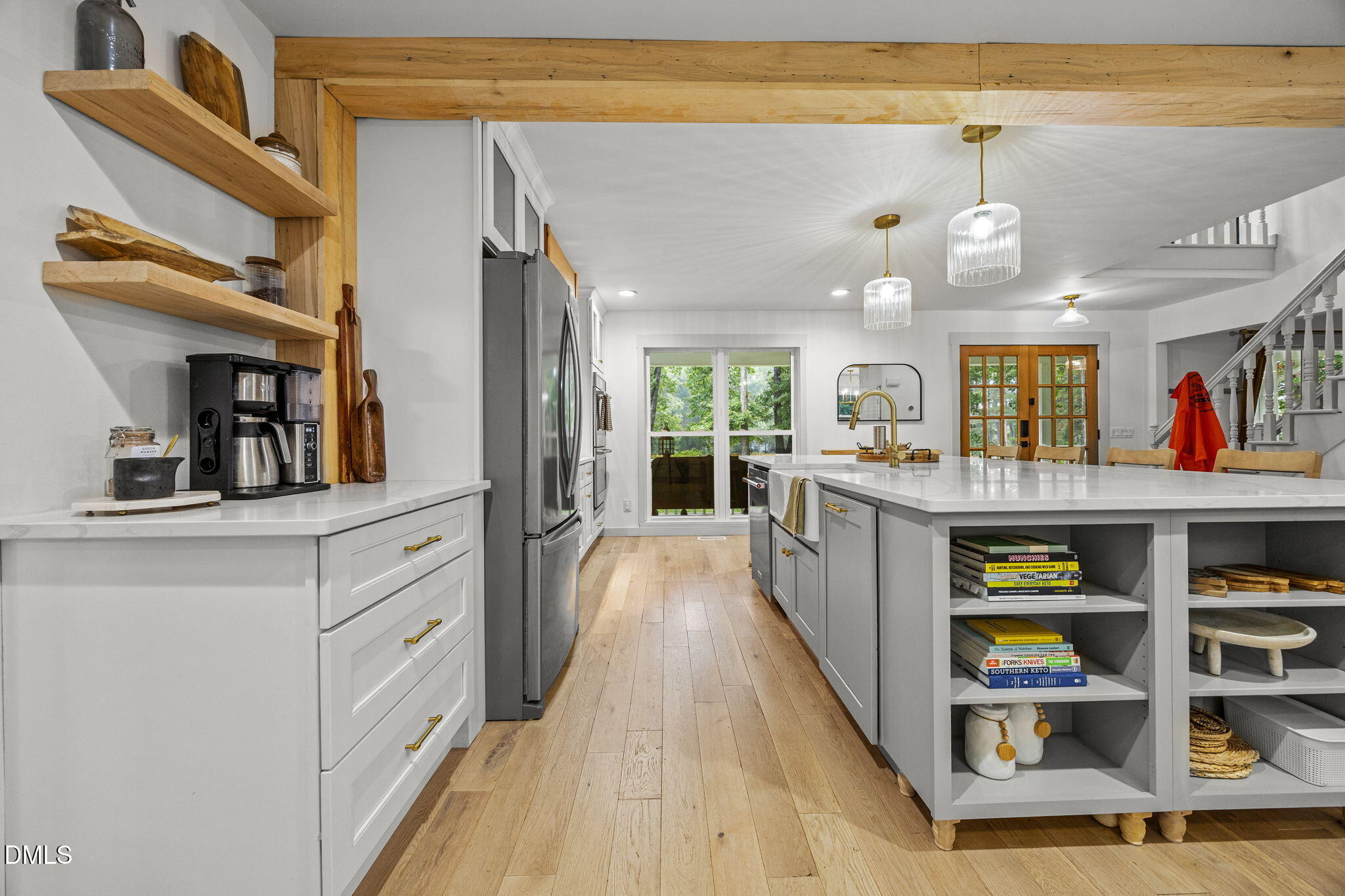320 Dewitt Smith Road Pittsboro, NC 27312 - Photo 11 of 40 a living room with furniture and a book shelf