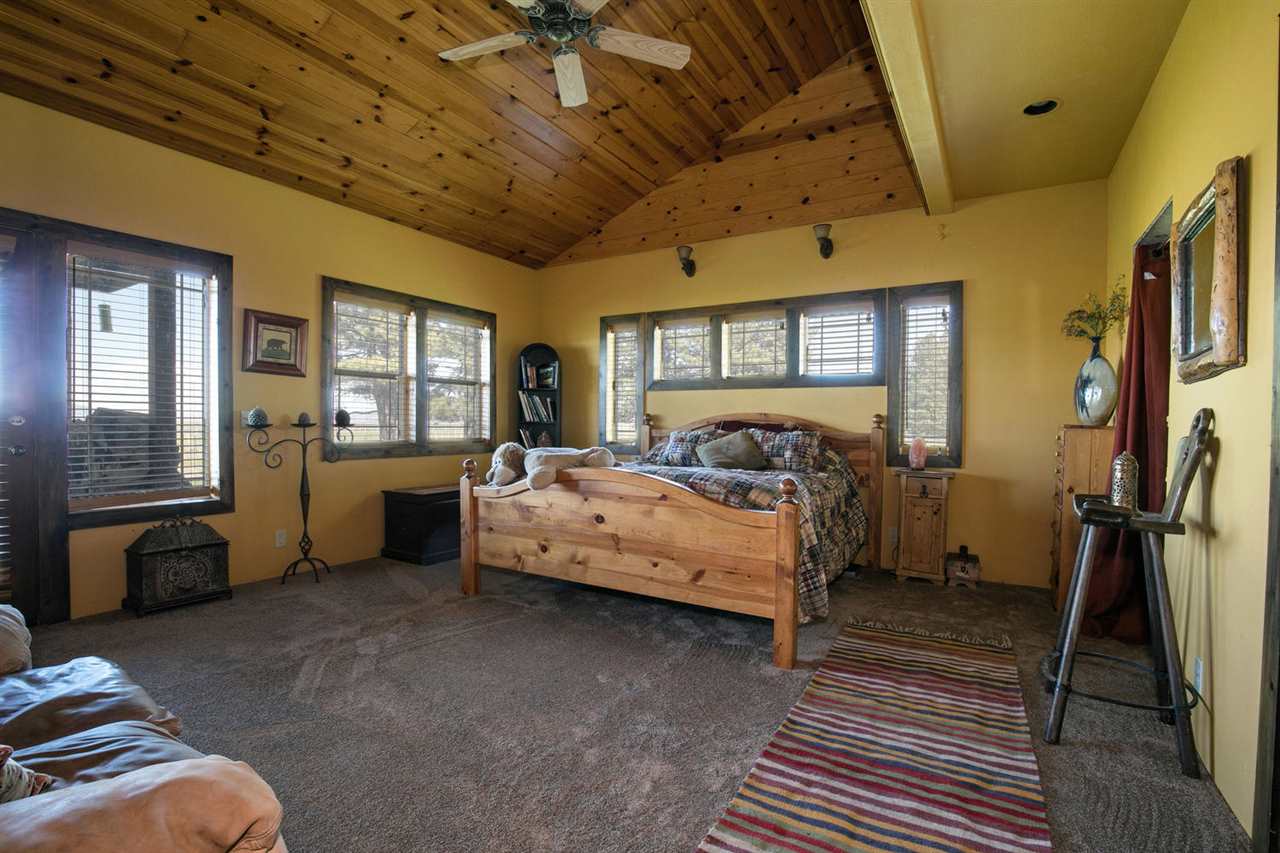 21040 Highway 89 Calpine, CA 96124 - Photo 9 of 21 a bedroom with a bed couch and a window