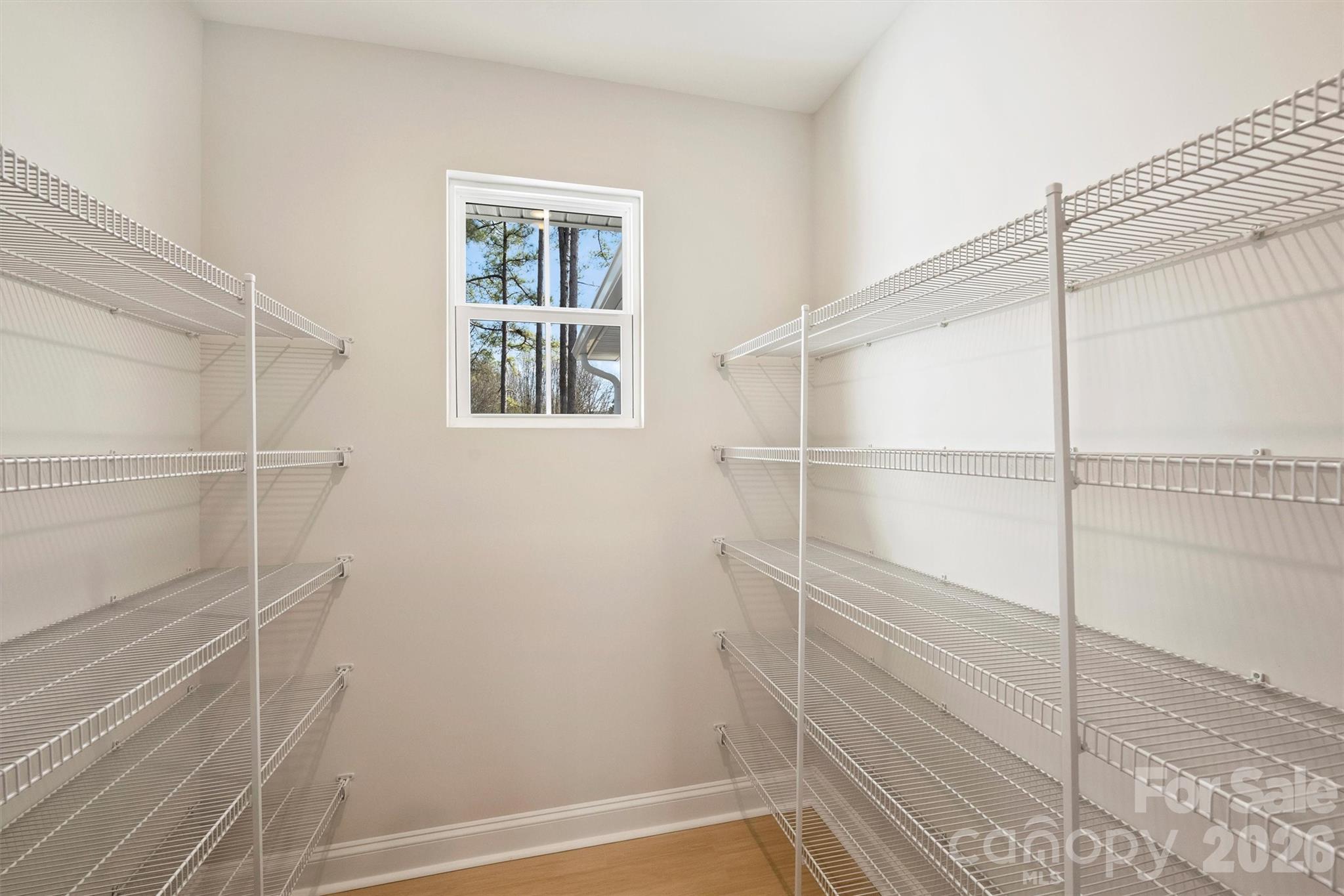 2295 Lee Lawing Road Lincolnton, NC 28092 - Photo 32 of 43 a view of walk in closet with empty racks