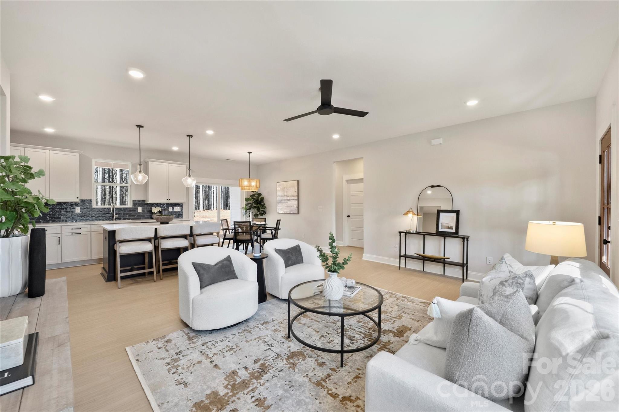 2295 Lee Lawing Road Lincolnton, NC 28092 - Photo 5 of 43 a living room with furniture and a large window
