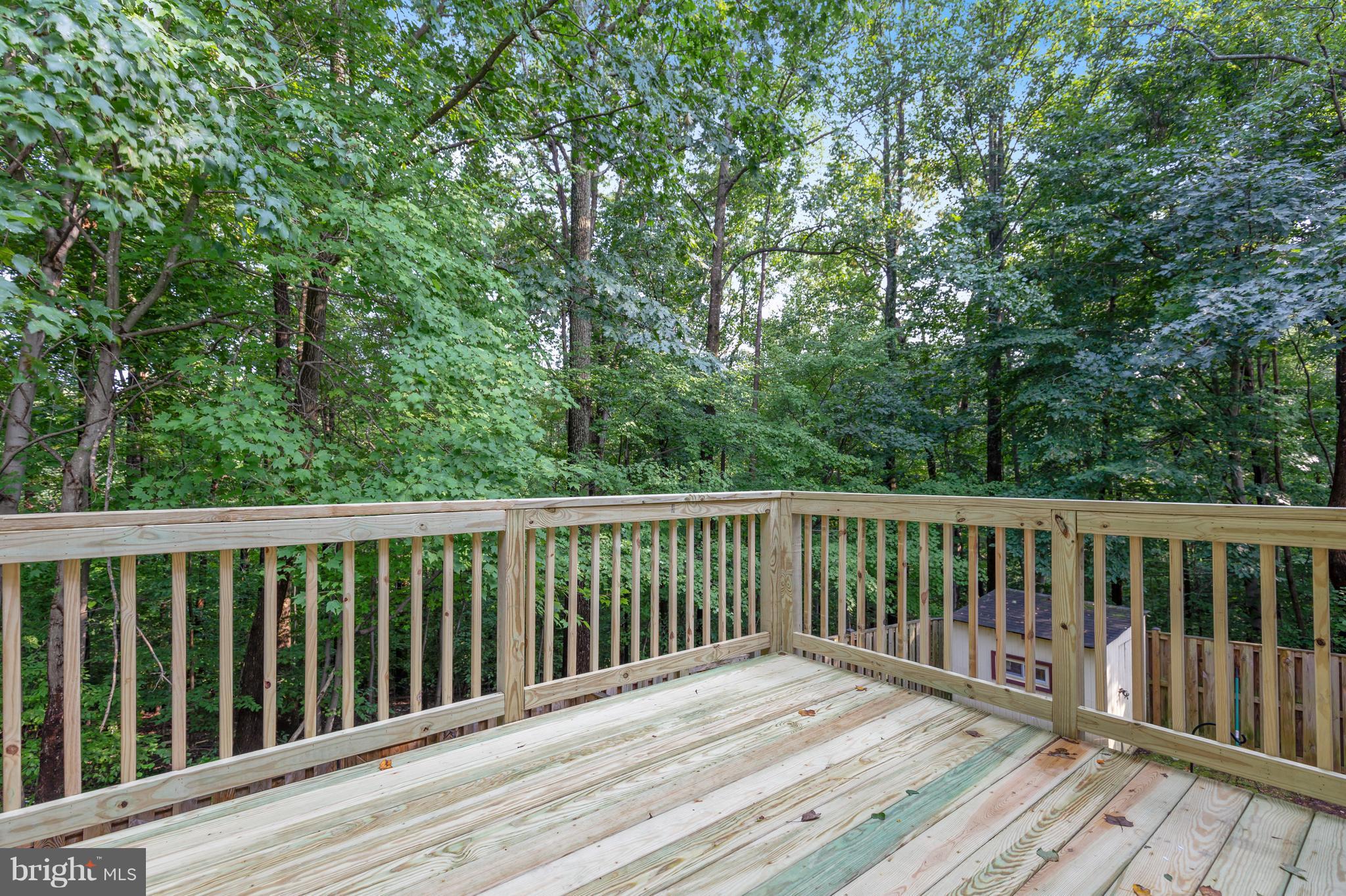 8038 Grandview Court Springfield, VA 22153 - Photo 27 of 30 Deck- Great View of trees