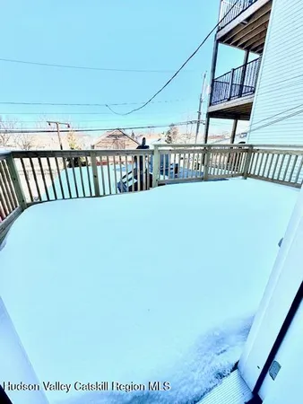 a view of a balcony