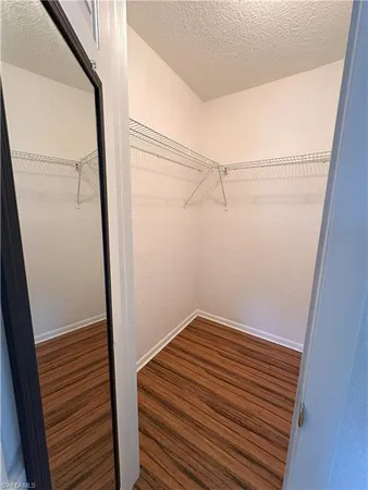 a view of a room with empty racks